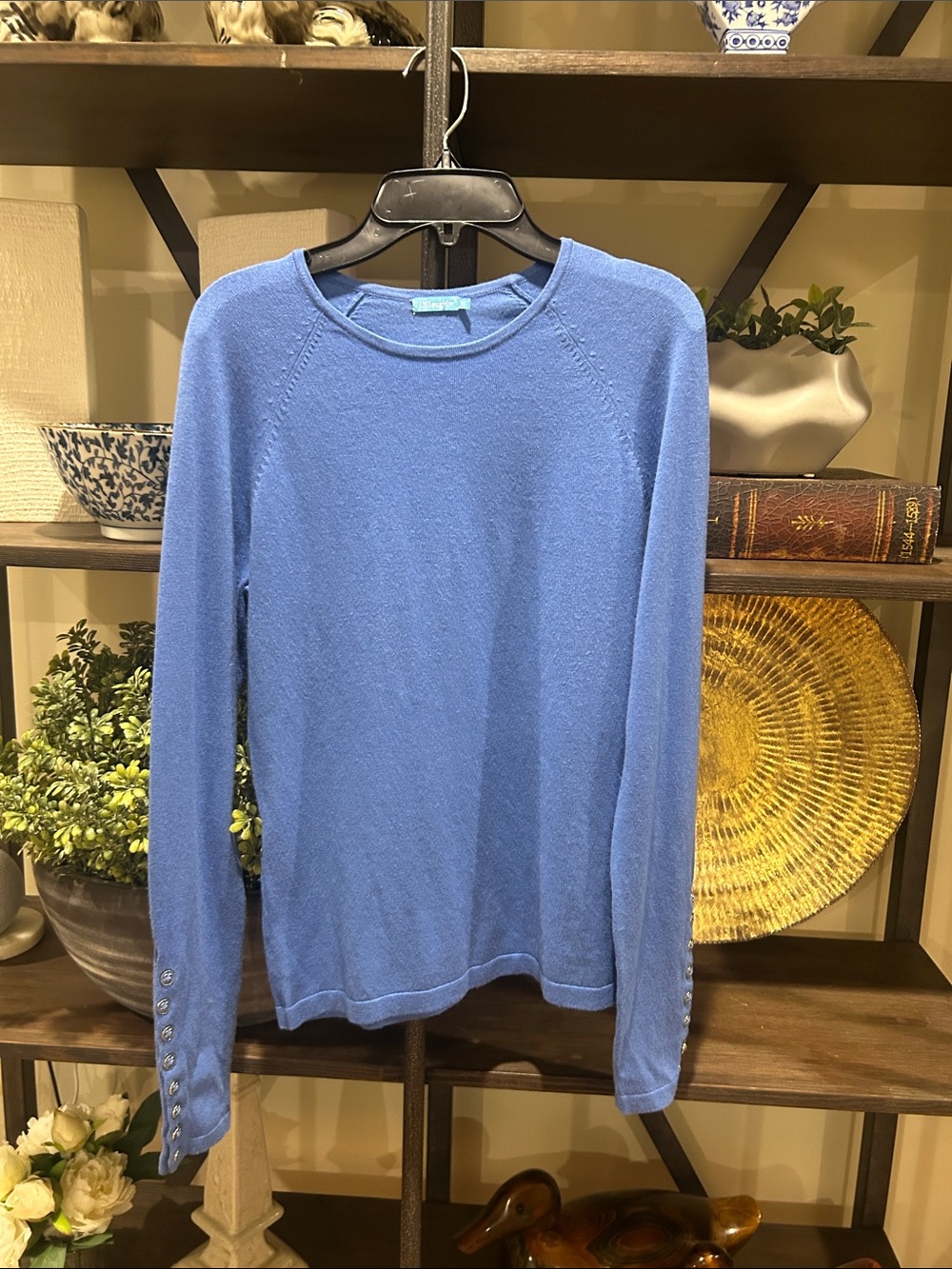 J. Mcglaughlin xs Blue Crewneck Men’s Sweater see pics